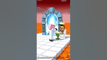 Help Herobrine go to Heaven Challenge (Bones - Imagine Dragons) #minecraftshorts #bones #fypシ