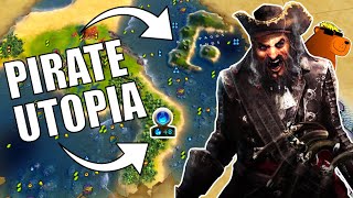 Civ 6 | +8 Campus Galapagos GOD Start, WITH PIRATES!!  – (#1 Deity ++ Blackbeard Civilization VI)