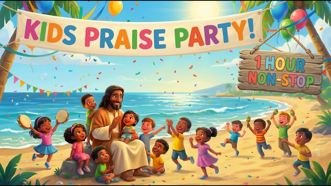 Kids Praise Party 🎉 1 Hour of Christian Kids Dance & Worship Songs | Fun Faith Music