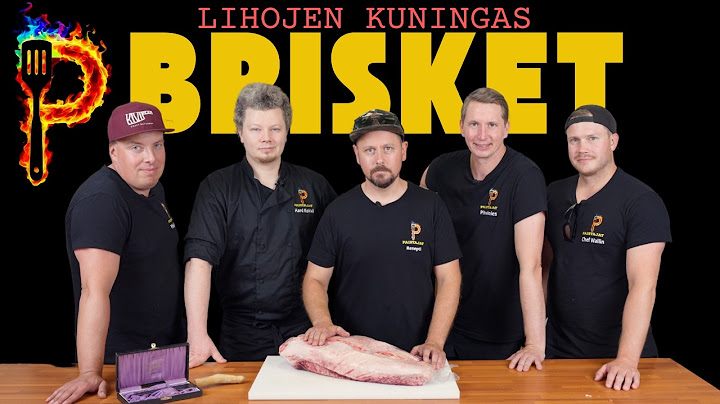 Kuka teki parhaan brisketin? 5 kaverin BBQ-battle!