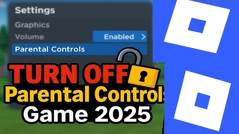 How To Turn Off Parental Controls On Roblox. (Parental Control New Update Guide in 2025)