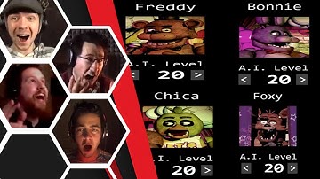 Lets Players Reaction To Their First 20/20 Attempt - Five Nights At Freddy