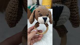 Chocalho cachorro em crochê passo a passo gratuito #crochet #crochemoderno #diy #croche