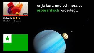 Wie spricht man dieses Gedicht richtig in Esperanto aus | @Terranja widerlegt !