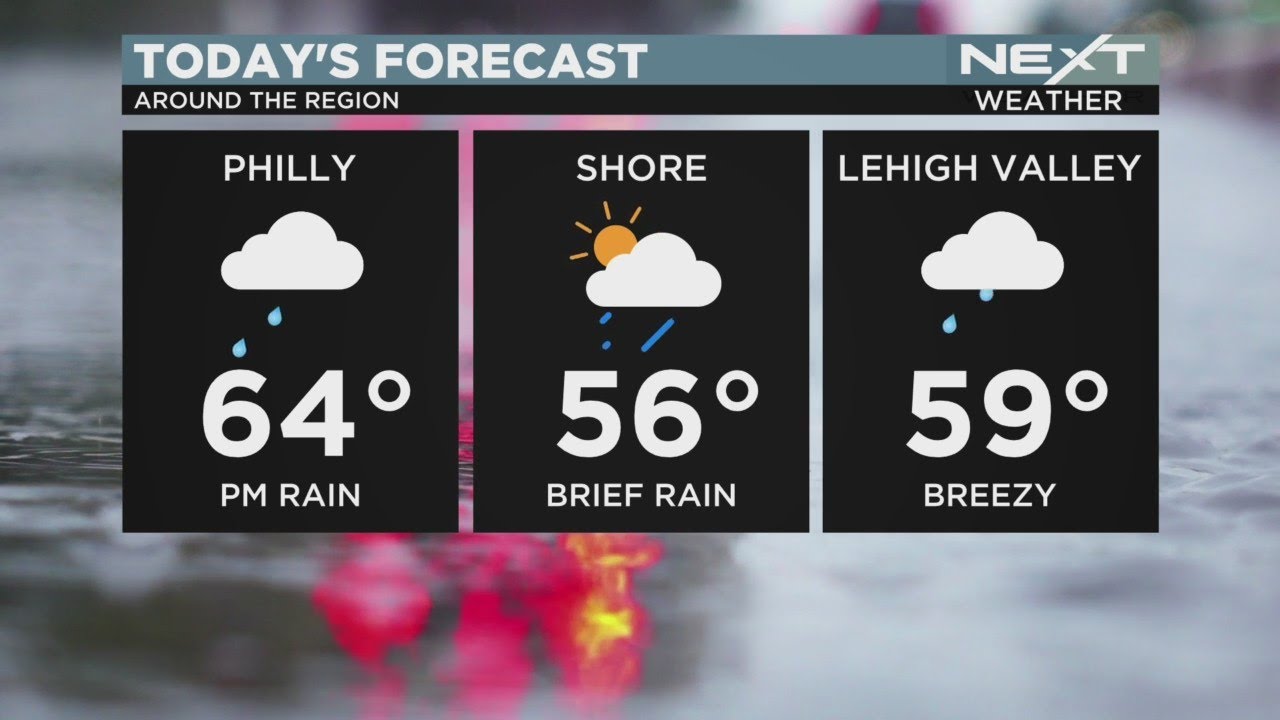 NEXT Weather: When rain arrives - YouTube