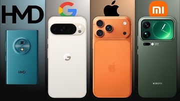 Сomparison of NEW products in 2025 - HMD | Google Pixel 10 | iPhone 17 | Xiaomi