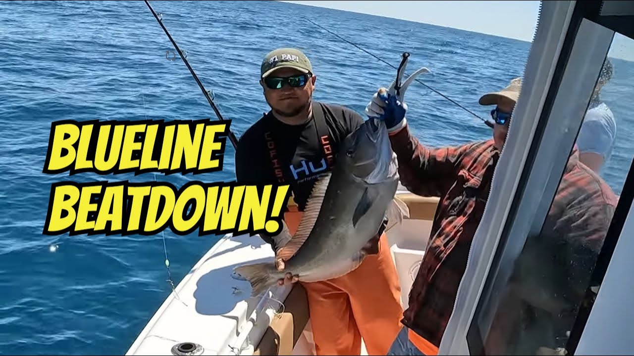 Our Most Insane Offshore Fishing Day Ever! (Part 2 BLUELINE BEATDOWN!)