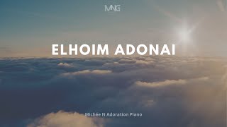 ELOHIM ADONAI - Instrumentale d'adoration au piano | Piano + Flûte + Batterie