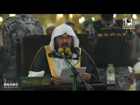 عاجل السديس يحتفل بالمولد النبوي في شهر ربيع وينشد ولد الهدى فالكائنات ضياء ولدت مبرأ من كل عيب