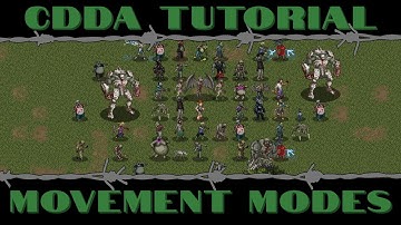 CDDA Tutorial - Movement Modes