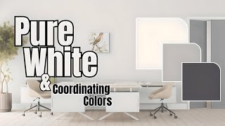 Pure White & Coordinating Colors by Sherwin Williams