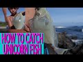 HOW to Catch HARD Fighting UNICORN FISH (KALA) in Hawaii-Fishing rocky shorelines