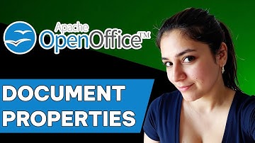 How to set document properties in OpenOffice Writer