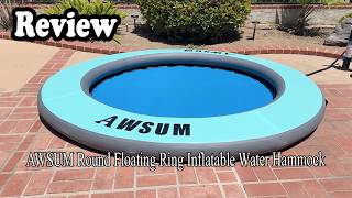 AWSUM Water Hammock | Great Floating Hammock Perfect for the Lake, River, or Pool...