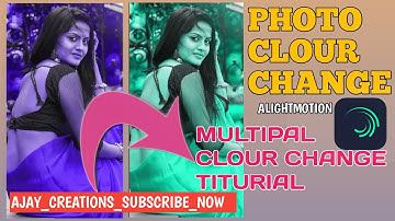 Multiple Colour Change 4K Full Screen Status Editing Tutorial Alight Motion