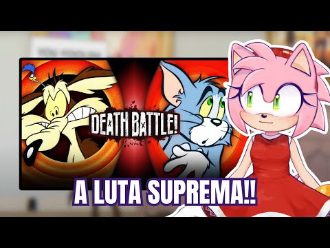 A BATALHA DEFINITIVA - TOM VS WILE E. COIOTE | REACT