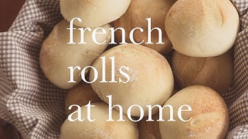 French Rolls in the Bread Machine