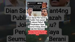 Download Lagu Dian Sandi PSI Tant4ng Foto Ijazah Jokowi Palsu? #shorts #viralvideo MP3