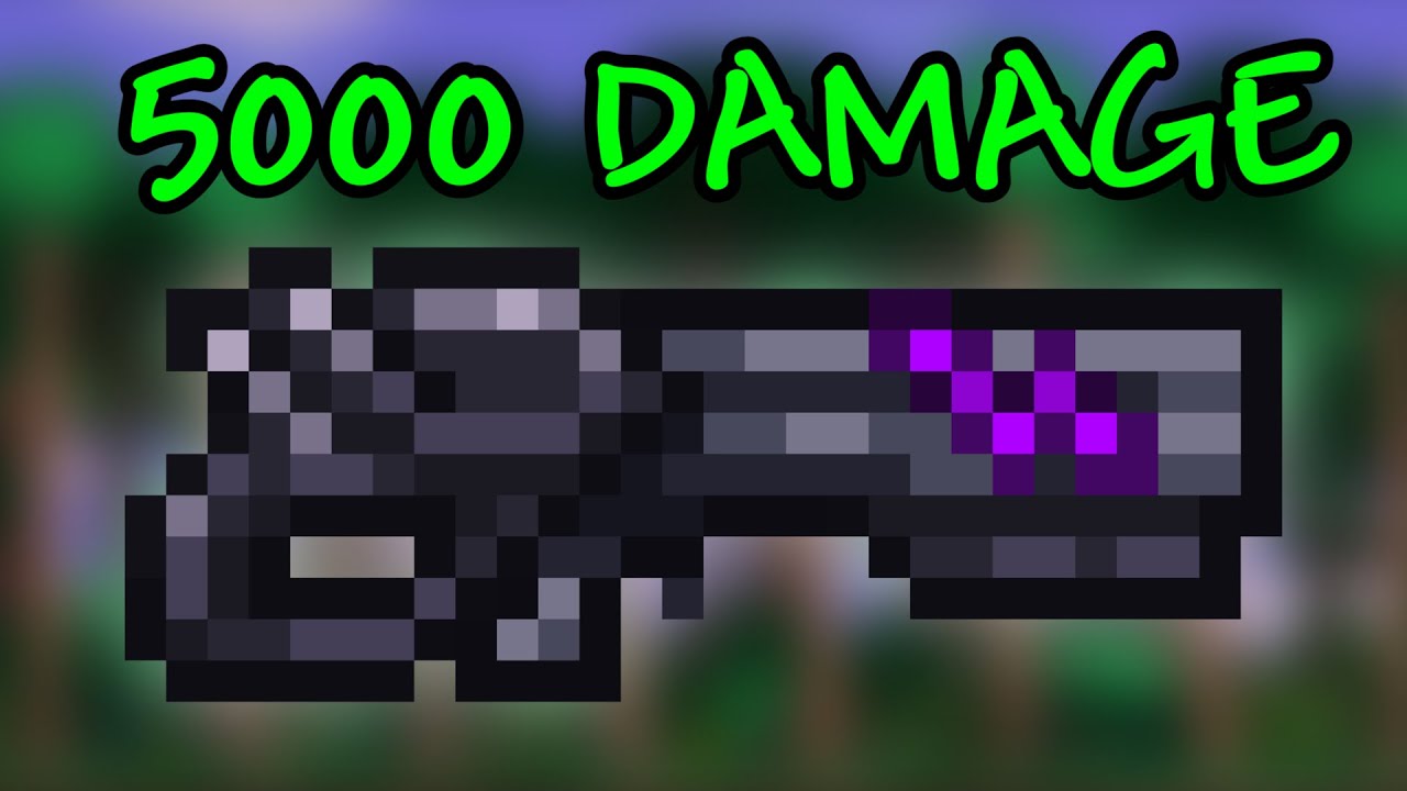 This Terraria Weapon does 5000 DAMAGE YouTube