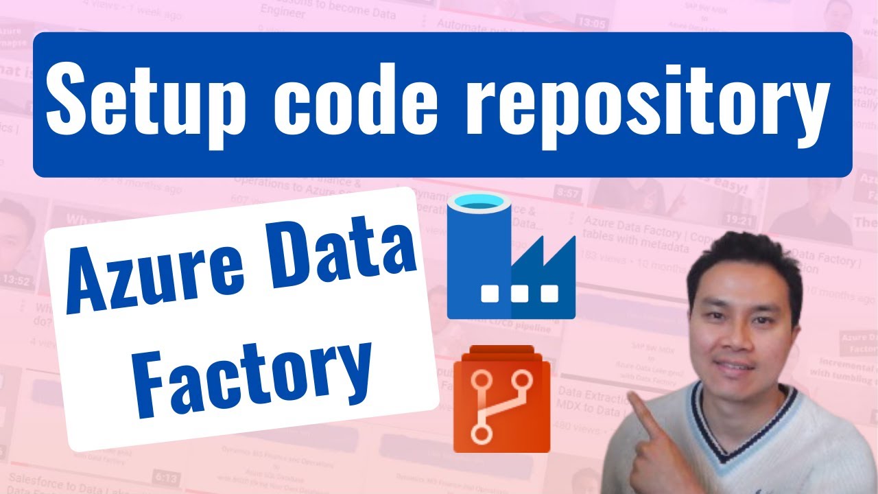 How to setup code repository in Azure Data Factory