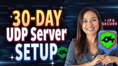 Create 30-Day Premium UDP Request Server & Setup on SocksIP Tunnel VPN