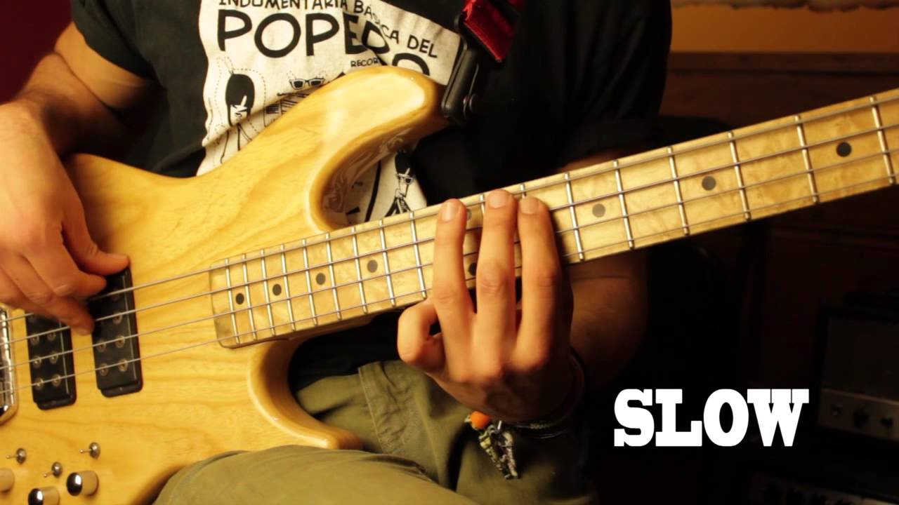 HOW TO PLAY "HYSTERIA" BASS INTRO YouTube