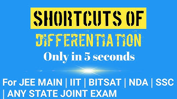 SHORTCUT TRICKS OF DERIVATIVE OF A FUNCTION | NDA | CET | JEE | IIT | BITSAT | mathematicaATD