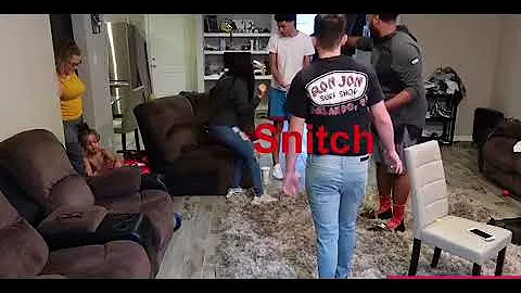Sitting on lap Prank Chris & Queen