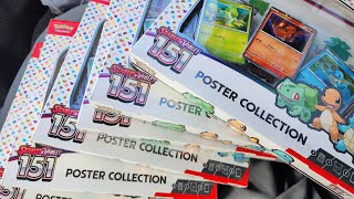 151 Poster Collection Boxes x6 - Pokemon Cards Opening