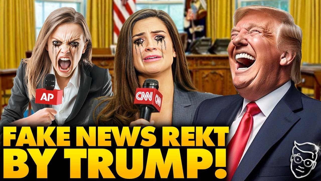 CNN Reporter Burst into Tears as Trump TORCHES Her to Her FACE as Oval Office ROARS with Laughter 😂