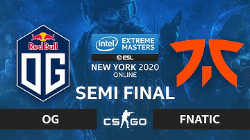 CS:GO - Fnatic vs. OG [Inferno] Map 2 - IEM New York 2020 - Semi Final - EU