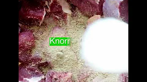 Vegetable soup and pounded yam