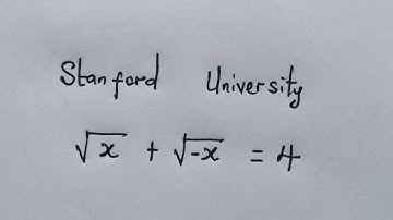 Stanford University Entrance Exam | Can you solve ?