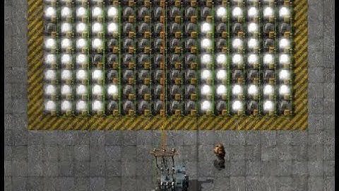 Factorio 0.15 LED Matrix 8x16 - Pac-Man Animation 35 Frames