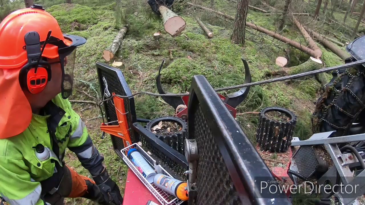 Hypro 450 XL, harvennuksella tammikuussa 2020