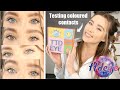 honest review of 'TTDEYE' coloured contact lenses on blue eyes👀 | how to wear, remove, clean & store