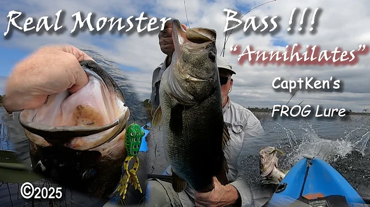 Real Monster Bass Annihilates CaptKen's FROG Lure
