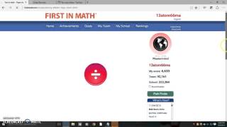 First In Math how to get more points