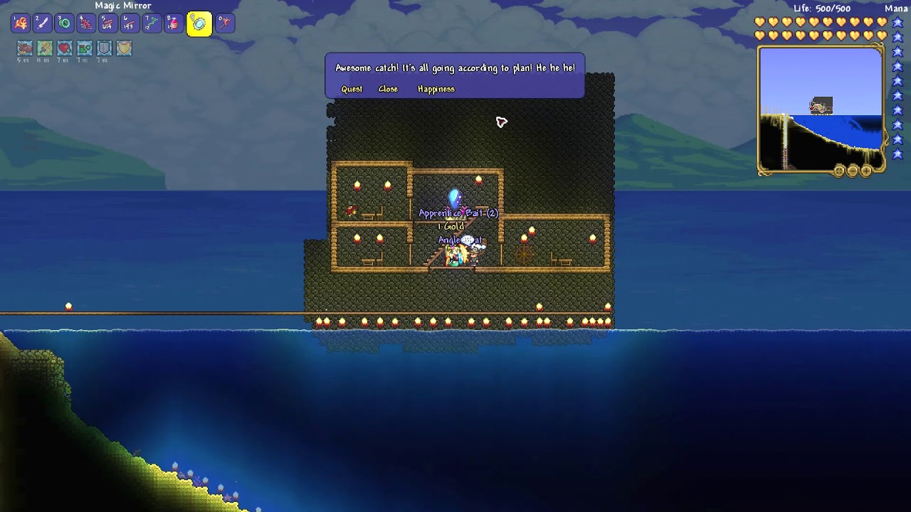 How to get Angler Hat Terraria 1.4 YouTube