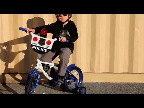 kids police bicycle