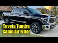 Toyota Tundra Cabin Air Filter Change - 60 Seconds! Fram Air Filter