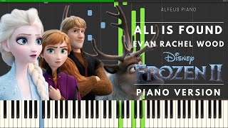 ALL IS FOUND (Original Soundtrack. FROZEN 2) | PIANO &amp; CELLO Version TUTORIAL