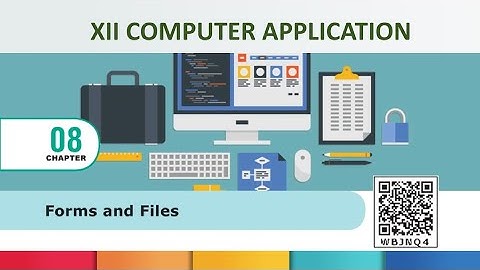 XII COMPUTER APPLICATION CHAPTER 8