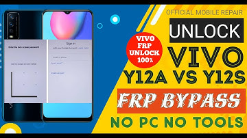 Vivo Y12A Frp Bypass Android 11 New Security 2022 Without Pc 100% Work