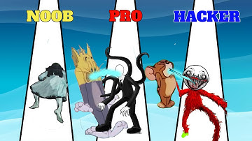 NOOB vs PRO vs HACKER | In Ghoul Run | With Tom And Jerry | Clone Locker Gamer