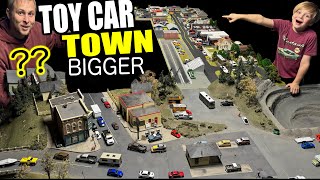 DAD Builds TOY CAR TOWN We made are Real House 1:64 scale Diorama