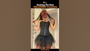 Ranking The BEST Halloween Transitions 🎃✨#tiktokviral #transition