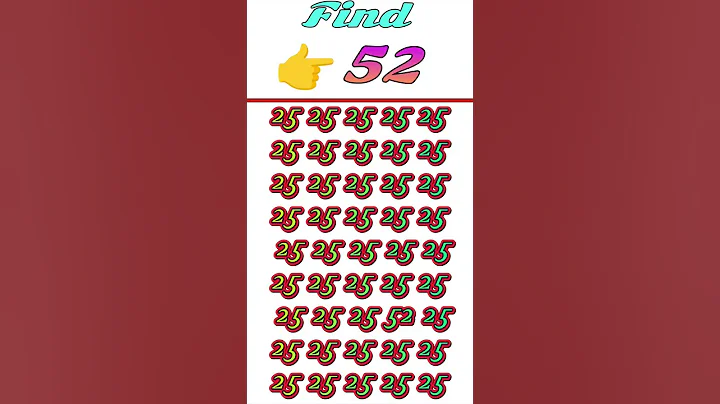 Find 👉 52 odd number puzzle 🧩 || iq test || #quiz #maths #mathspuzzle #brainteasers #iqtest