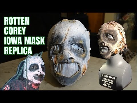 SLIPKNOT COREY TAYLOR ROTTEN IOWA MASK UNBOXING -