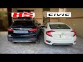 MG HS vs Honda Civic 1.8 | Drag Race